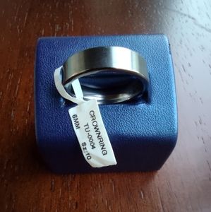 Men's 6mm Tungsten Carbide Wedding Band